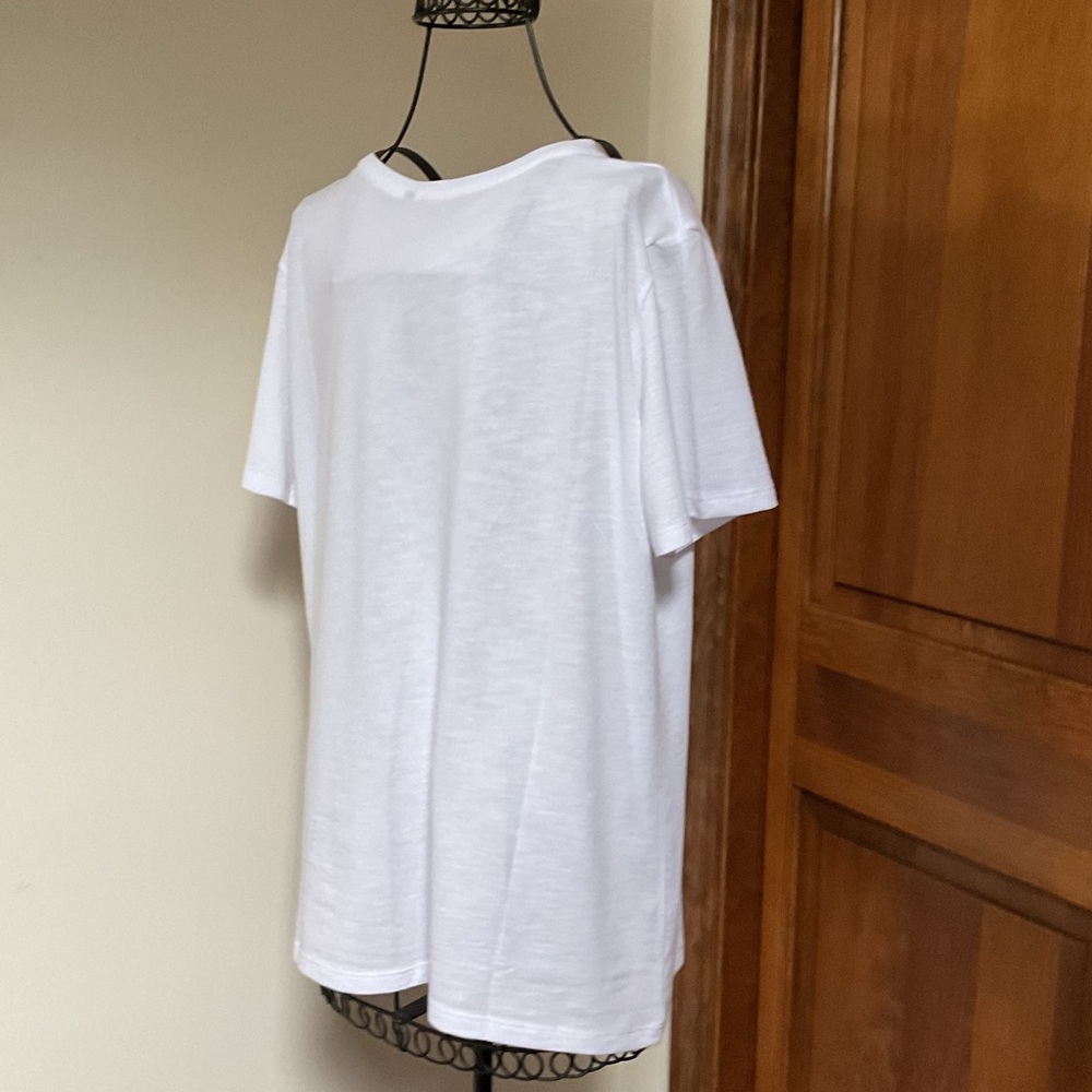 Theory Dayne B Short Sleeve V-neck Tee, Large, new - Picture 4 of 6